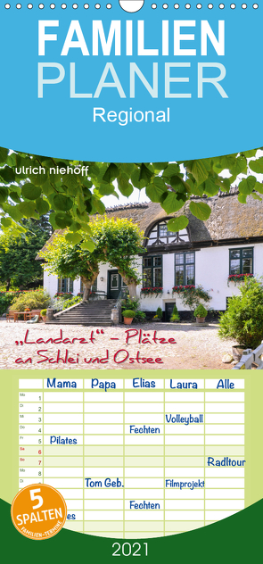 „Landarzt“ – Plätze an Schlei und Ostsee – Familienplaner hoch (Wandkalender 2021 , 21 cm x 45 cm, hoch) von Niehoff,  Ulrich
