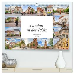 Landau in der Pfalz Impressionen (hochwertiger Premium Wandkalender 2024 DIN A2 quer), Kunstdruck in Hochglanz von Meutzner,  Dirk
