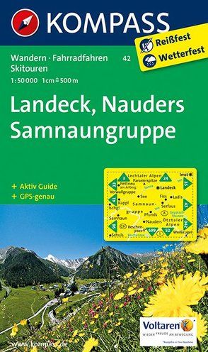 KOMPASS Wanderkarte Landeck – Nauders – Samnaungruppe von KOMPASS-Karten GmbH