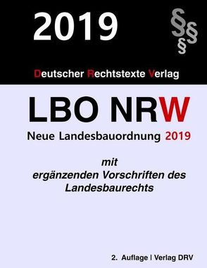 Landesbauordnung Nordrhein-Westfalen von DRV,  Redaktion