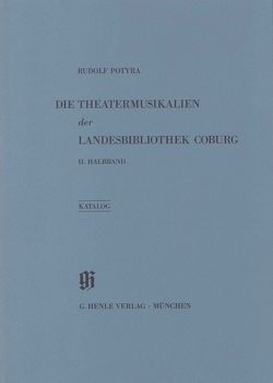 KBM 20 Landesbibliothek Coburg – Theatermusikalien. Thematischer Katalog von Erdmann,  Jürgen, Potyra,  Rudolf