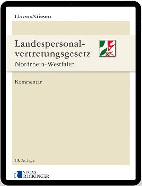 Landespersonalvertretungsgesetz Nordrhein-Westfalen – Digital von Giesen,  Dr. Tom, Havers,  Prof. Dr. Martin