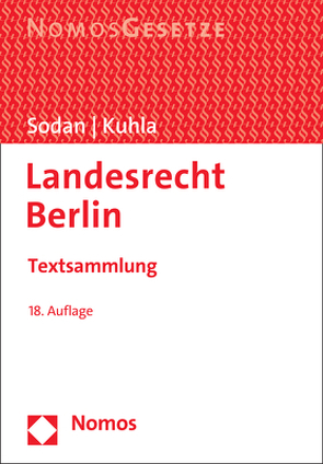 Landesrecht Berlin von Kuhla,  Wolfgang, Sodan,  Helge
