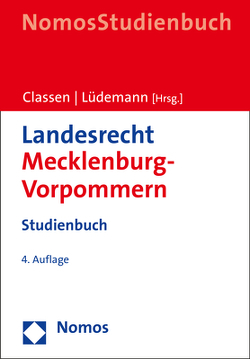 Landesrecht Mecklenburg-Vorpommern von Classen,  Claus Dieter, Lüdemann,  Jörn