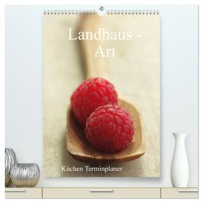 Landhaus-Art – Küchen Terminplaner / Planer (hochwertiger Premium Wandkalender 2024 DIN A2 hoch), Kunstdruck in Hochglanz von Riedel,  Tanja