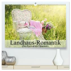 Landhaus-Romantik. Die Farben des Sommers (hochwertiger Premium Wandkalender 2024 DIN A2 quer), Kunstdruck in Hochglanz von Stanzer,  Elisabeth