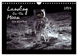 Landing On The Moon Like A Cartoon (Wandkalender 2024 DIN A4 quer), CALVENDO Monatskalender von Silberstein,  Reiner