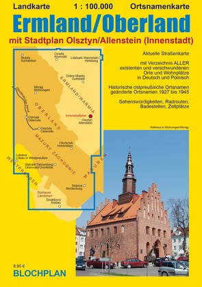 Landkarte Ermland/Oberland von Bloch,  Dirk