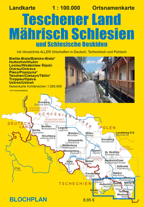 Landkarte Teschener Land/Mährisch Schlesien von Bloch,  Dirk