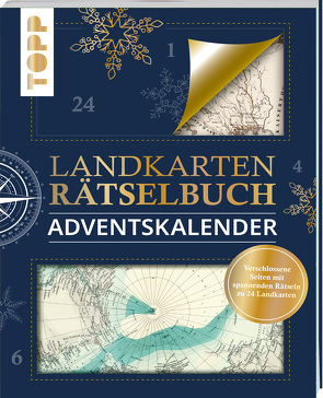 Landkarten Rätselbuch Adventskalender von Pautner,  Norbert
