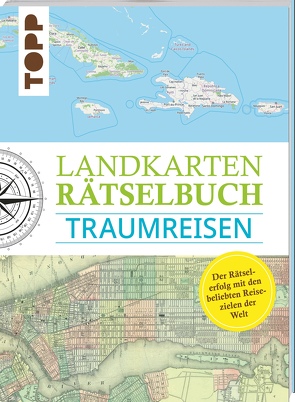 Landkarten Rätselbuch – Traumreisen von Pautner,  Norbert