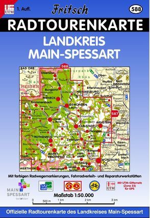 Landkreis Main-Spessart von Fritsch Landkartenverlag