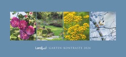 Landlust Panorama: Garten-Kontraste 2024 Wand-Kalender – Panorama-Kalender – Fotografie – Gartenkalender 110×50