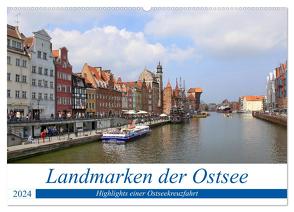 Landmarken der Ostsee (Wandkalender 2024 DIN A2 quer), CALVENDO Monatskalender von Berns,  Nicolette