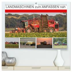 Landmaschinen zum Anfassen nah (hochwertiger Premium Wandkalender 2024 DIN A2 quer), Kunstdruck in Hochglanz von SchnelleWelten,  SchnelleWelten