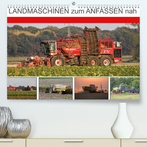 Landmaschinen zum Anfassen nah (Premium, hochwertiger DIN A2 Wandkalender 2023, Kunstdruck in Hochglanz) von SchnelleWelten