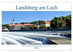 Landsberg am Lech – Die liebenswerte und romantische Stadt am Fluss (Wandkalender 2024 DIN A2 quer), CALVENDO Monatskalender von Lutzenberger,  Monika
