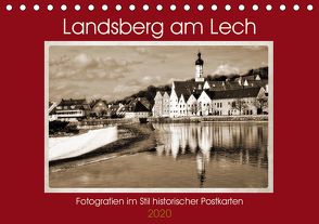 Landsberg am Lech Fotografien im Stil historischer Postkarten (Tischkalender 2020 DIN A5 quer) von Marten,  Martina