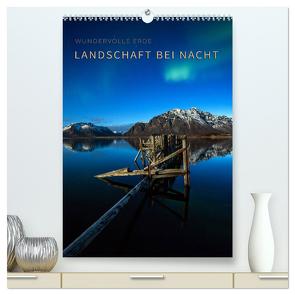Landschaft bei Nacht (hochwertiger Premium Wandkalender 2024 DIN A2 hoch), Kunstdruck in Hochglanz von Krotofil,  Raik