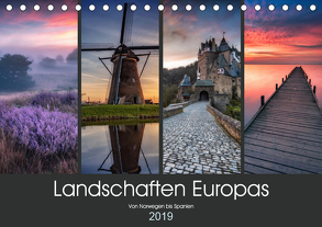 Landschaften Europas (Tischkalender 2019 DIN A5 quer) von Pachula,  Adam