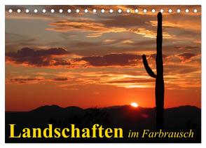 Landschaften im Farbrausch (Tischkalender 2024 DIN A5 quer), CALVENDO Monatskalender von Stanzer,  Elisabeth