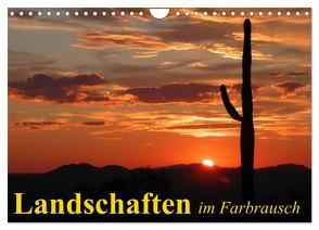 Landschaften im Farbrausch (Wandkalender 2024 DIN A4 quer), CALVENDO Monatskalender von Stanzer,  Elisabeth