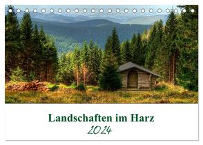 Landschaften im Harz (Tischkalender 2024 DIN A5 quer), CALVENDO Monatskalender von Gierok,  Steffen