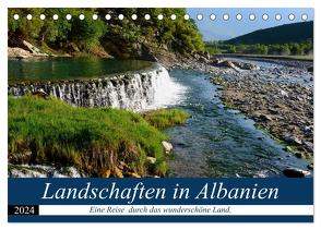 Landschaften in Albanien (Tischkalender 2024 DIN A5 quer), CALVENDO Monatskalender von Scholz,  Frauke