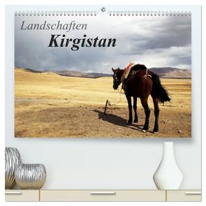 Landschaften Kirgistan (hochwertiger Premium Wandkalender 2024 DIN A2 quer), Kunstdruck in Hochglanz von Lochner,  Adriane