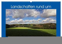 Landschaften rund um Marienheide (Wandkalender 2024 DIN A2 quer), CALVENDO Monatskalender von / Detlef Thiemann,  DT-Fotografie