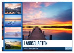 Landschaften vom Licht geküßt (Wandkalender 2024 DIN A2 quer), CALVENDO Monatskalender von Hess,  Hiacynta