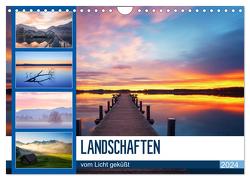 Landschaften vom Licht geküßt (Wandkalender 2024 DIN A4 quer), CALVENDO Monatskalender von Hess,  Hiacynta