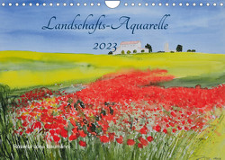 Landschafts-Aquarelle 2023 Roswita Ilona Baumann (Wandkalender 2023 DIN A4 quer) von Ilona Baumann,  Roswita