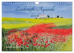 Landschafts-Aquarelle 2024 Roswita Ilona Baumann (Wandkalender 2024 DIN A4 quer), CALVENDO Monatskalender von Ilona Baumann,  Roswita