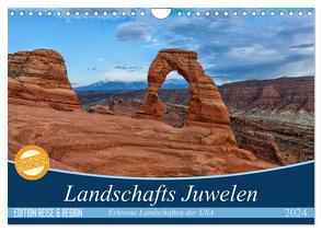 Landschafts Juwelen – Erlesene Landschaften der USA (Wandkalender 2024 DIN A4 quer), CALVENDO Monatskalender von Leitz,  Patrick