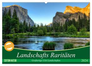 Landschafts Raritäten – Großartige USA Landschaften (Wandkalender 2024 DIN A2 quer), CALVENDO Monatskalender von Leitz,  Patrick