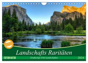 Landschafts Raritäten – Großartige USA Landschaften (Wandkalender 2024 DIN A4 quer), CALVENDO Monatskalender von Leitz,  Patrick