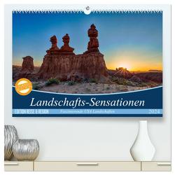 Landschafts-Sensationen (hochwertiger Premium Wandkalender 2024 DIN A2 quer), Kunstdruck in Hochglanz von Leitz,  Patrick