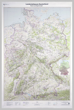 Landschaftskarte Deutschland 1 : 750 000 von BKG - Bundesamt für Kartographie und Geodäsie