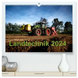 Landtechnik 2024 (hochwertiger Premium Wandkalender 2024 DIN A2 quer), Kunstdruck in Hochglanz von Witt,  Simon