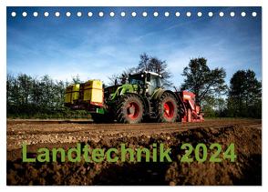 Landtechnik 2024 (Tischkalender 2024 DIN A5 quer), CALVENDO Monatskalender von Witt,  Simon