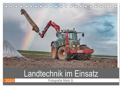 Landtechnik im Einsatz (Tischkalender 2024 DIN A5 quer), CALVENDO Monatskalender von Säemann,  Mark