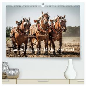 Landwirtschaft – Bilder von einst (hochwertiger Premium Wandkalender 2024 DIN A2 quer), Kunstdruck in Hochglanz von Gaymard,  Alain