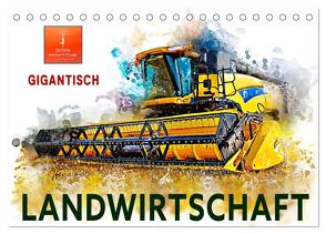 Landwirtschaft – Gigantisch (Tischkalender 2024 DIN A5 quer), CALVENDO Monatskalender von Roder,  Peter