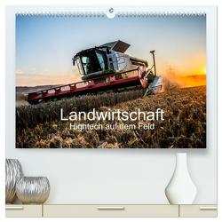 Landwirtschaft – Hightech auf dem Feld (hochwertiger Premium Wandkalender 2024 DIN A2 quer), Kunstdruck in Hochglanz von Witt,  Simon