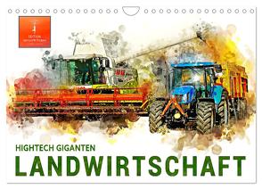 Landwirtschaft – Hightech Giganten (Wandkalender 2024 DIN A4 quer), CALVENDO Monatskalender von Roder,  Peter