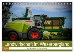 Landwirtschaft im Weserbergland (Tischkalender 2024 DIN A5 quer), CALVENDO Monatskalender von Witt,  Simon