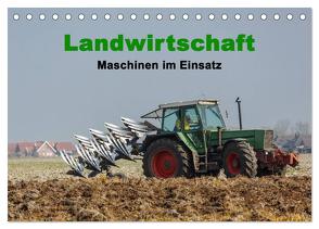 Landwirtschaft – Maschinen im Einsatz (Tischkalender 2024 DIN A5 quer), CALVENDO Monatskalender von Poetsch,  Rolf