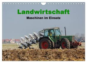 Landwirtschaft – Maschinen im Einsatz (Wandkalender 2024 DIN A4 quer), CALVENDO Monatskalender von Poetsch,  Rolf