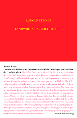 Landwirtschaftlicher Kurs von Steiner,  Rudolf, Zehnter,  Hans-Christian